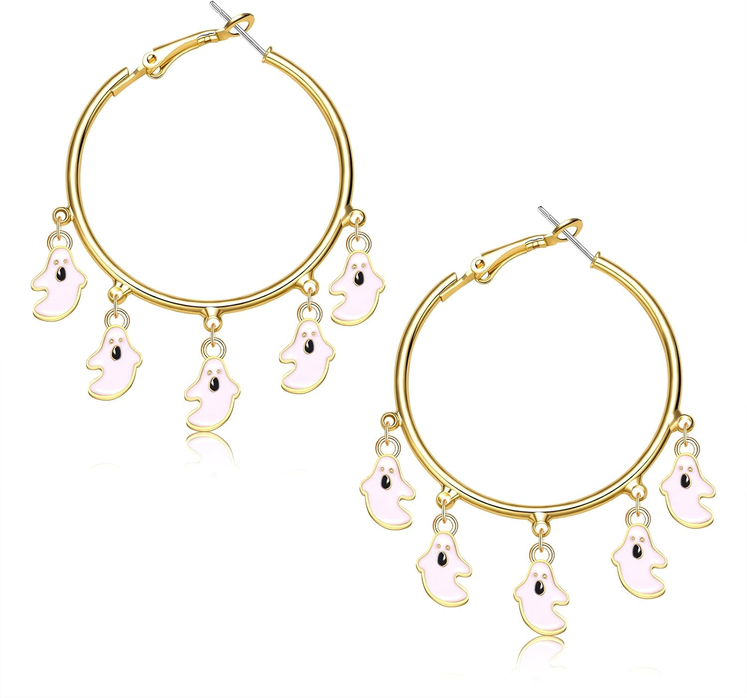 YAHPERN Halloween Thanksgiving Fall Christmas Earrings for Women Festive Holiday Hoop Earrings Costume Party Outfits Holiday Jewelry Gifts - 我的商店我的商店我的商店