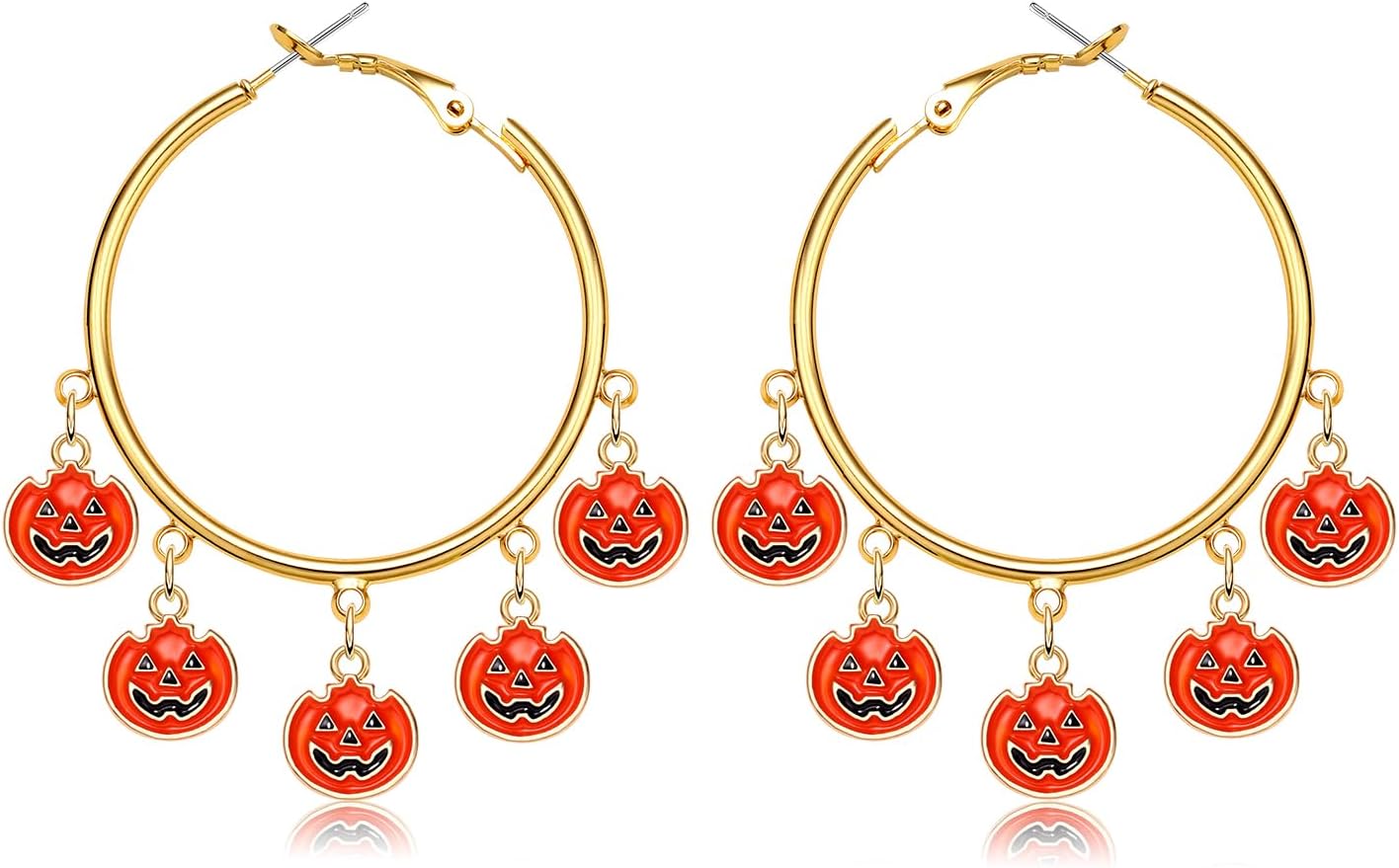 YAHPERN Halloween Thanksgiving Fall Christmas Earrings for Women Festive Holiday Hoop Earrings Costume Party Outfits Holiday Jewelry Gifts - 我的商店我的商店我的商店