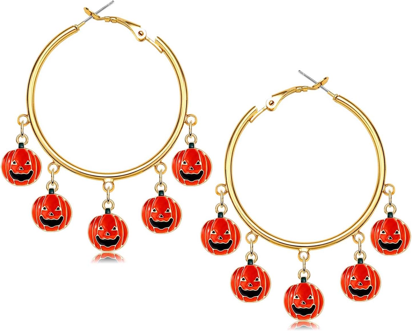 YAHPERN Halloween Thanksgiving Fall Christmas Earrings for Women Festive Holiday Hoop Earrings Costume Party Outfits Holiday Jewelry Gifts - 我的商店我的商店我的商店