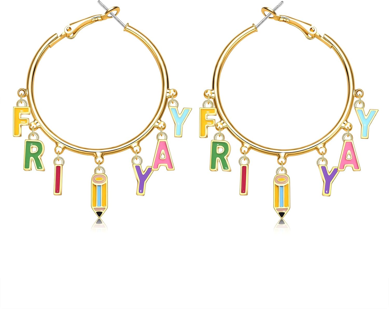 YAHPERN Halloween Thanksgiving Fall Christmas Earrings for Women Festive Holiday Hoop Earrings Costume Party Outfits Holiday Jewelry Gifts - 我的商店我的商店我的商店