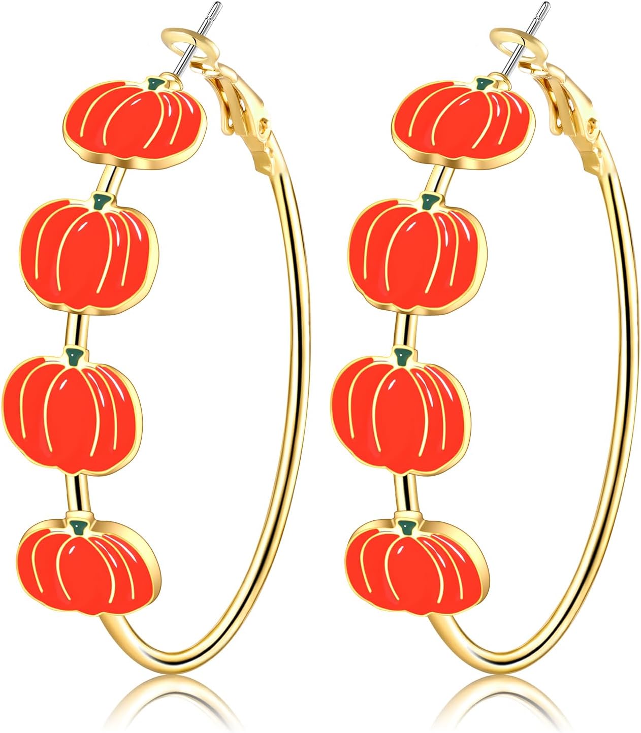 YAHPERN Halloween Thanksgiving Fall Christmas Earrings for Women Festive Holiday Hoop Earrings Costume Party Outfits Holiday Jewelry Gifts - 我的商店我的商店我的商店
