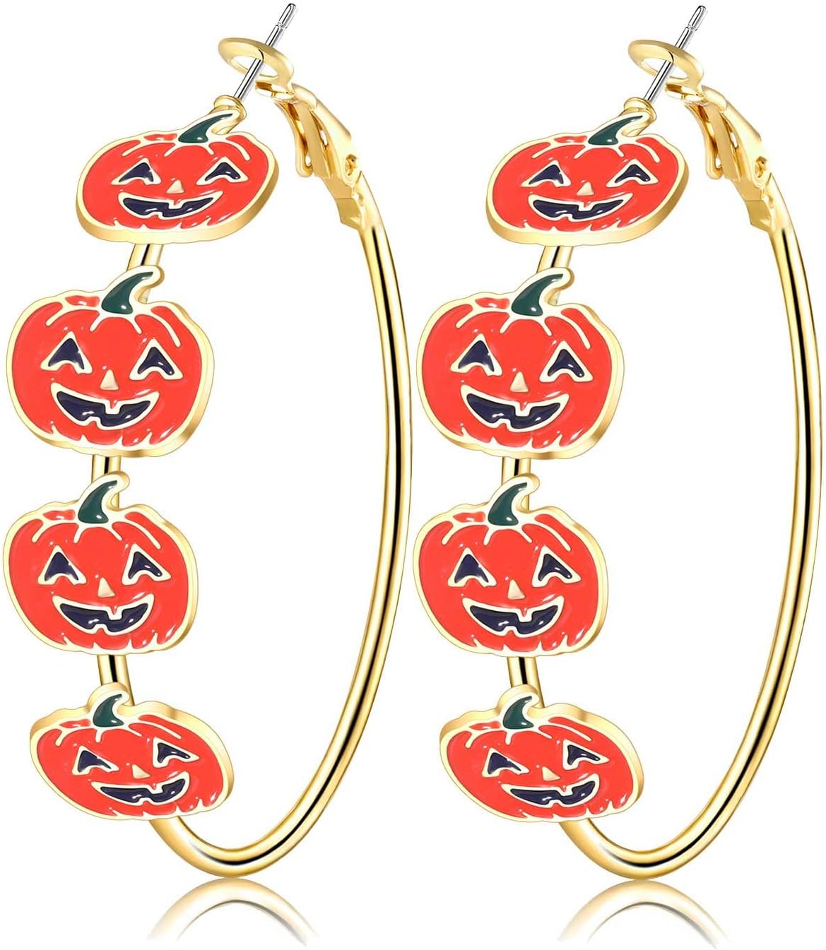 YAHPERN Halloween Thanksgiving Fall Christmas Earrings for Women Festive Holiday Hoop Earrings Costume Party Outfits Holiday Jewelry Gifts - 我的商店我的商店我的商店
