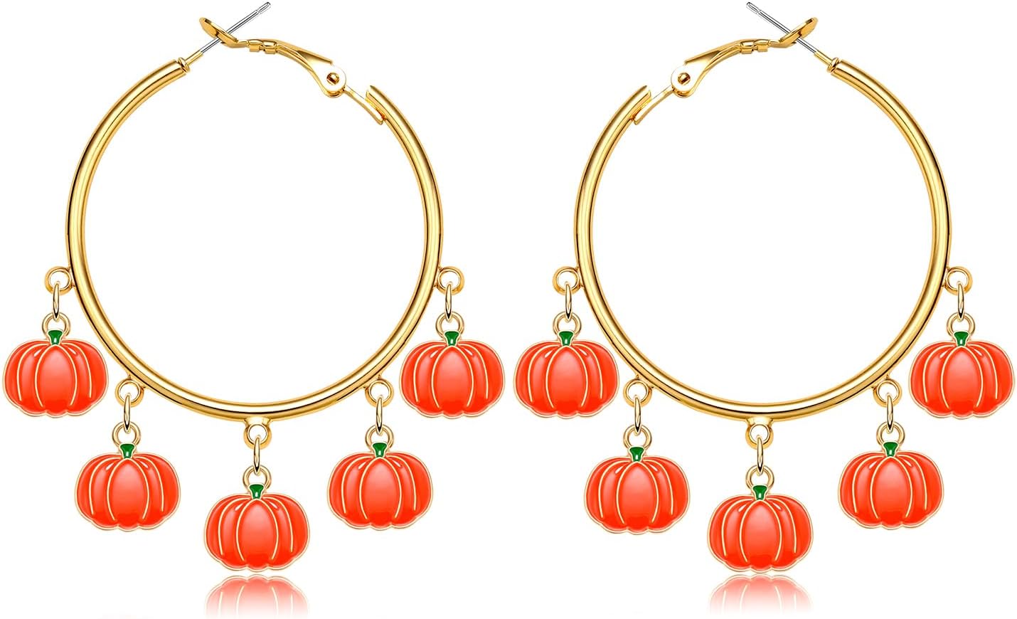 YAHPERN Halloween Thanksgiving Fall Christmas Earrings for Women Festive Holiday Hoop Earrings Costume Party Outfits Holiday Jewelry Gifts - 我的商店我的商店我的商店